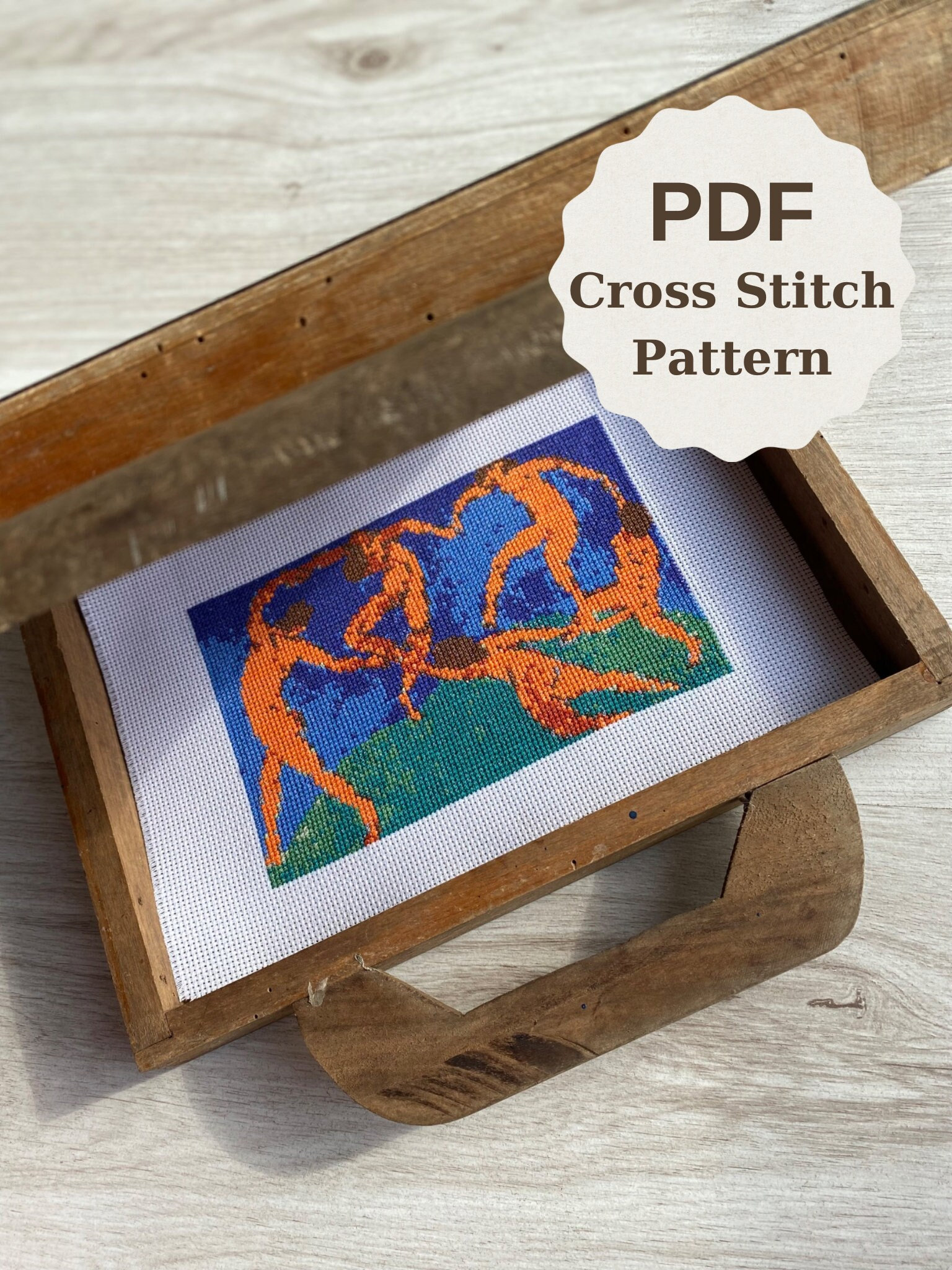 Henri Matisse 'the Dance' Cross Stitch Pattern (digital Download