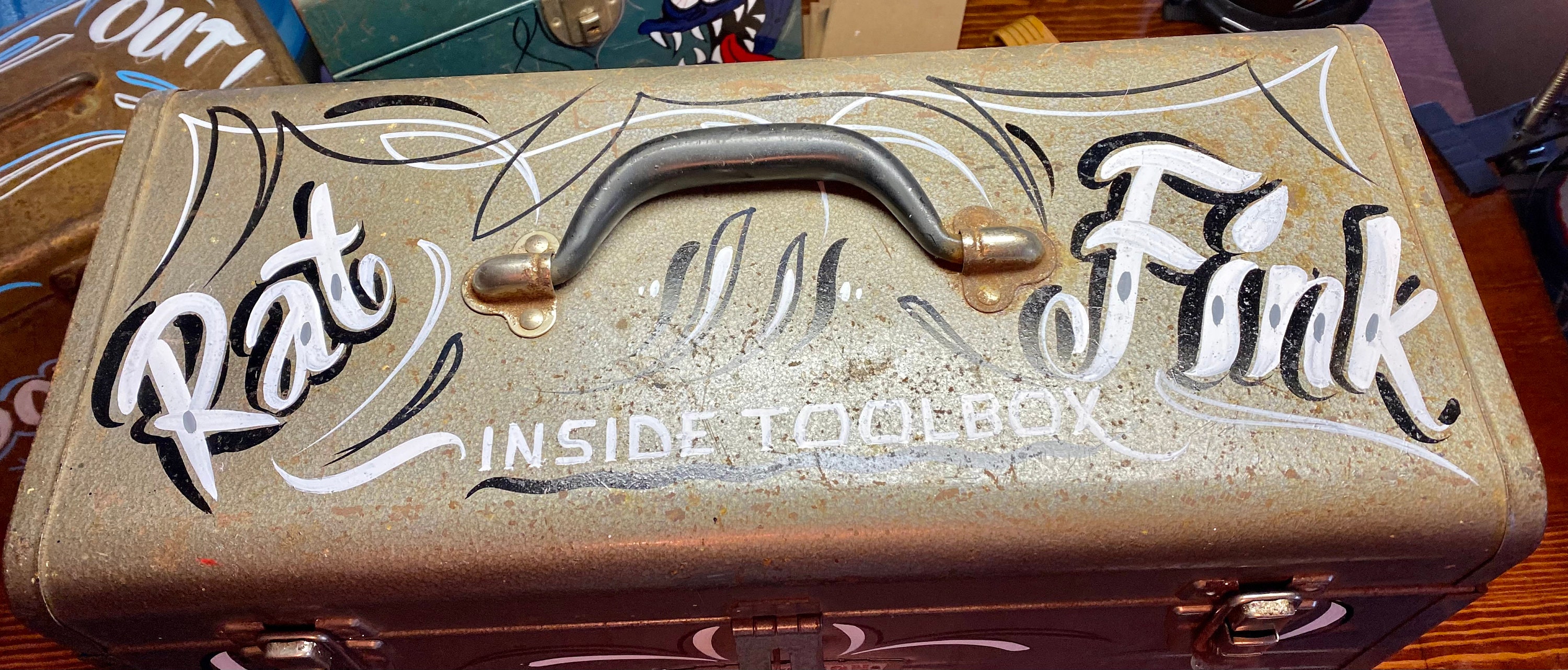Rat Fink Automobile Toolbox, Craftsman Toolbox With Custom
