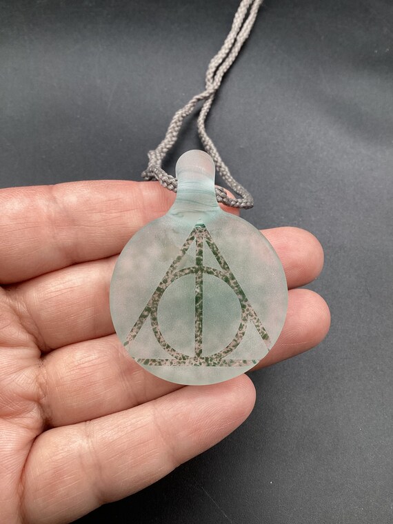 Peverell Family Coat of Arms Symbol Harry Potter Blown Glass Etsy