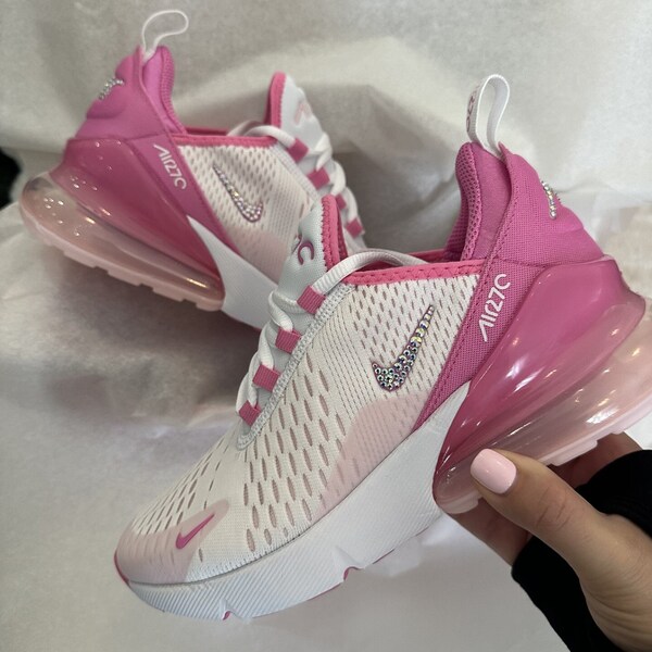 swarovski nike air max 270 shoes blinged out with swarovski