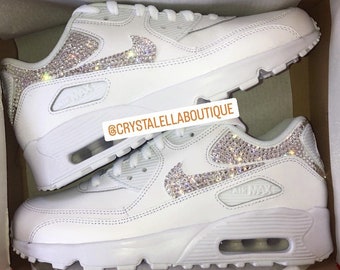 silver glitter nike air max