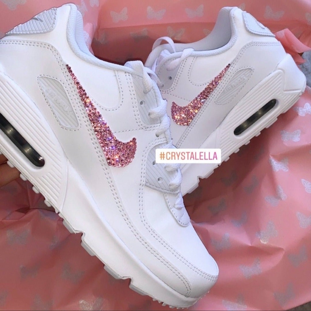 Crystal Bling Sparkly Womens Air Max 90 in All - Etsy