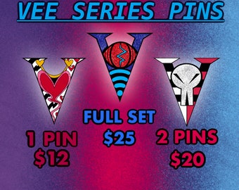 Unofficial Vee Series Pins