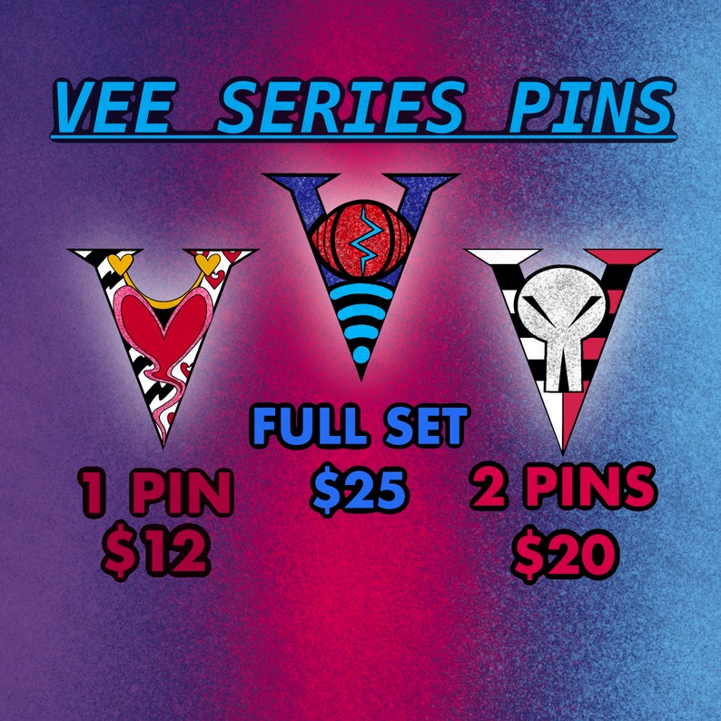 V Series Pins - Etsy