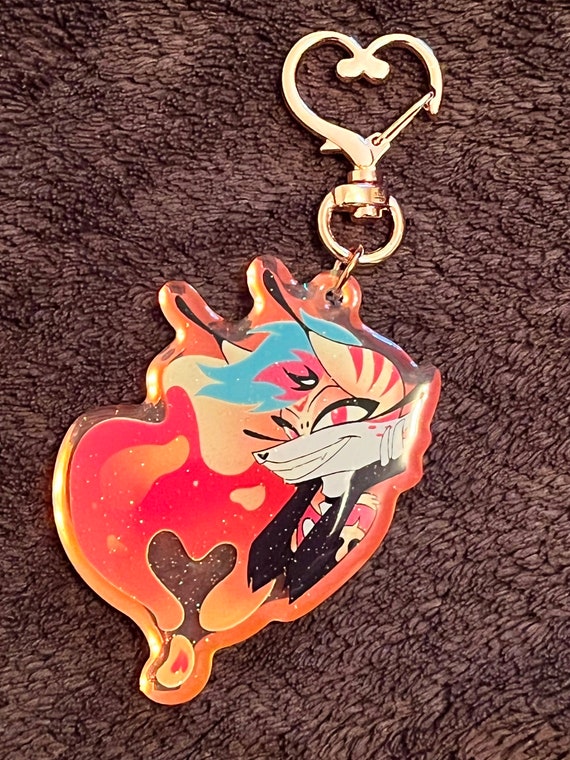Beelzebub Unofficial Rainbow Acrylic Keychain