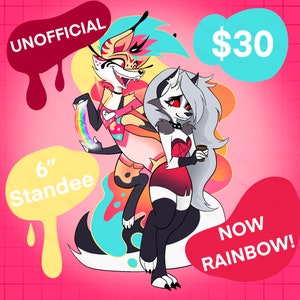 Unofficial Queen Beelzebub and Loona Rainbow Standee