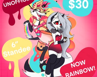 Unofficial Queen Beelzebub and Loona Rainbow Standee