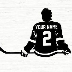 Hockey SVG, Hockey Player SVG, Hockey Player Cut File for Cricut, Silhouette, Clipart, Illustrator file