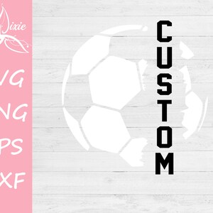Fotboll SVG, fotboll SVG, nödställd fotboll, fotboll SVG, fotbollsnedladdning, Cricut, silhuett, Illustrator, utklippsverktyg, laserdesign bild 3