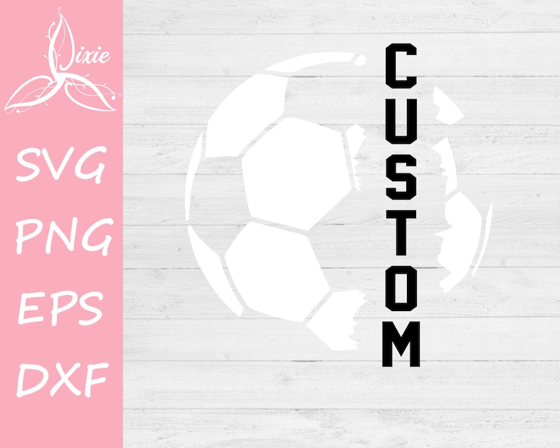 Fotboll SVG, fotboll SVG, nödställd fotboll, fotboll SVG, fotbollsnedladdning, Cricut, silhuett, Illustrator, utklippsverktyg, laserdesign bild 3