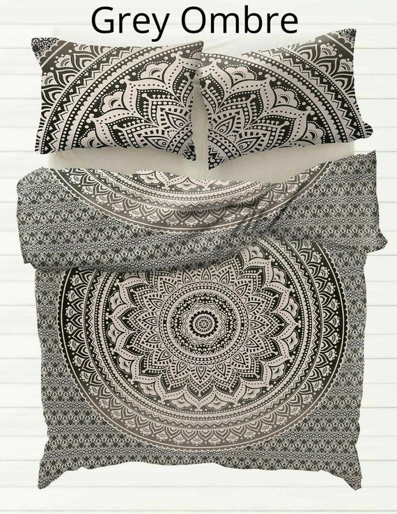 Mandala Blanket Boho Style Donna Duvet Cover Throw/all Size Indian