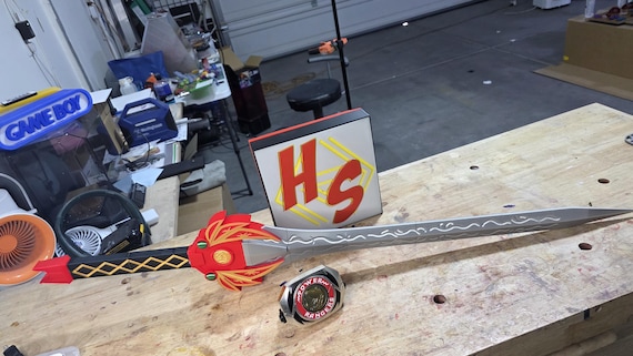 Red Ranger's Power Sword [3D Printed Prop]