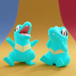 Poke-Mini Totodile Resin Figurine