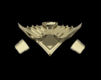 Escudo del Dragón del Ranger Verde V2 STL [Versión de Matthew Cook]