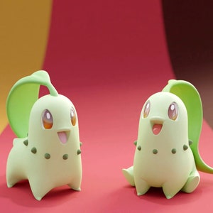 Poke-Mini Chikorita Resin Figurine