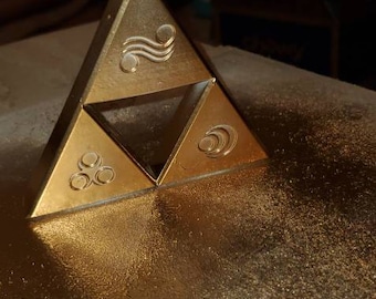 Golden Triforce Desktop Prop