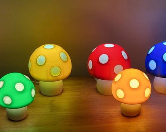 Mario Mushroom Kingdom Lamps [Glow In The Dark]