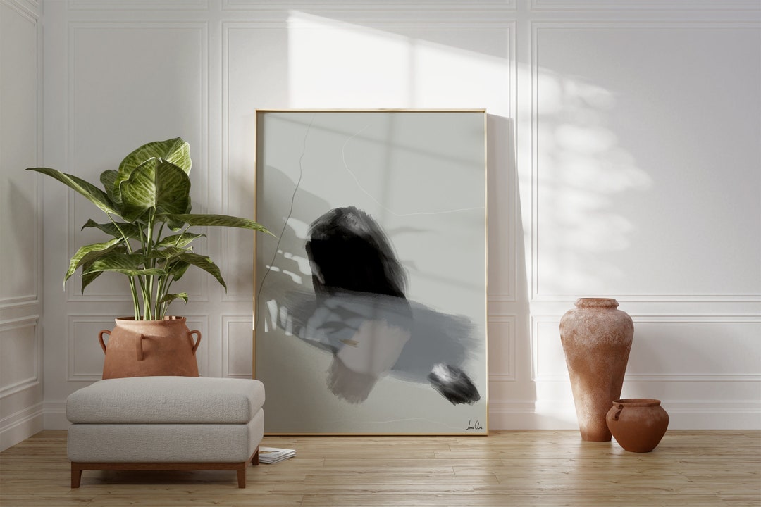 Minimaliste Digital Print Painting, Abstract Art for Minimalist Home ...