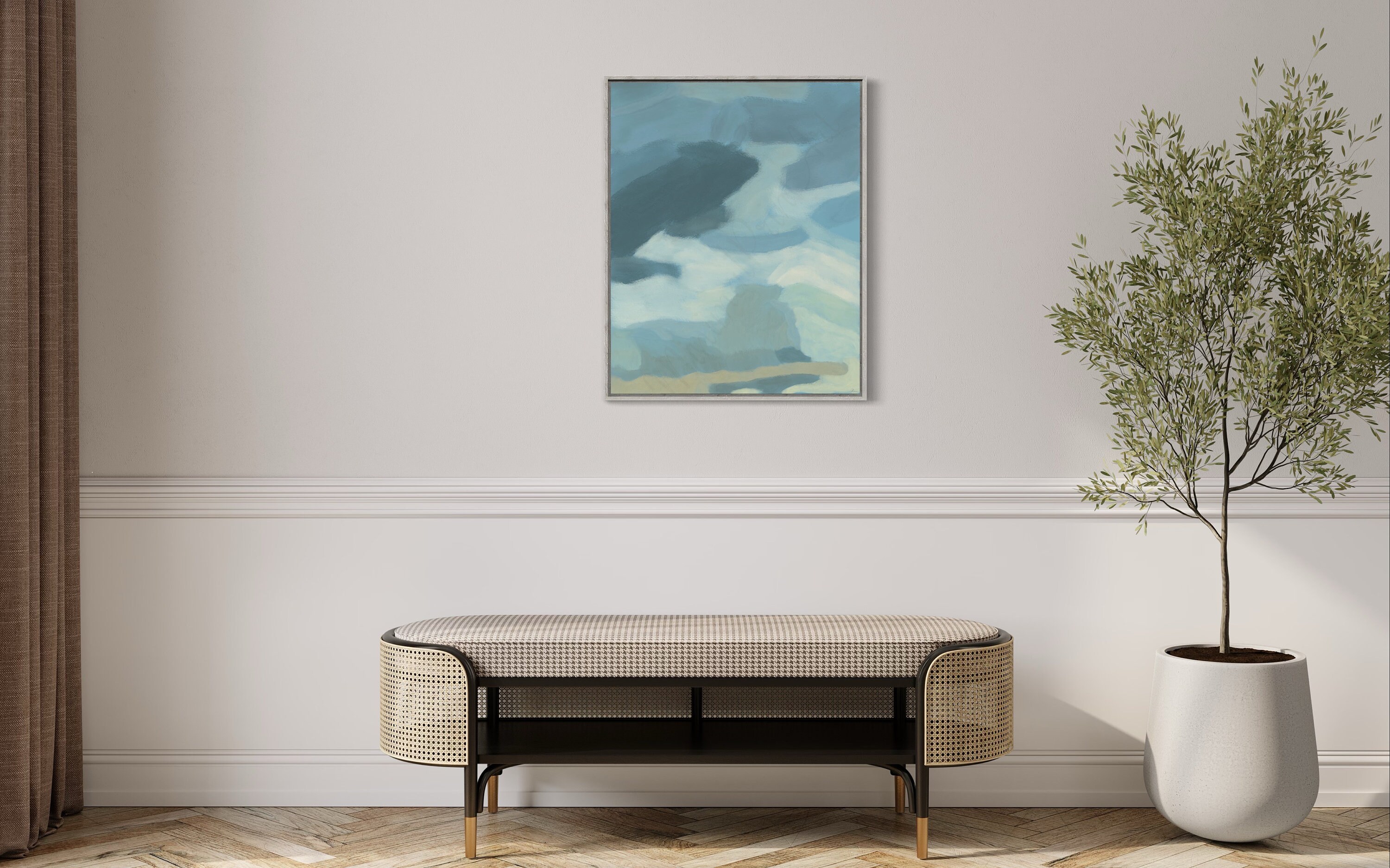 Wand Abstrakte Bunte Muster Leinwand Poster Drucke Leinwand Gemälde Moderne Wohnkultur Wandkunst Bilder Für Wohnzimmer Dekor 80x160 Cm Rahmenlos Poster Xxl