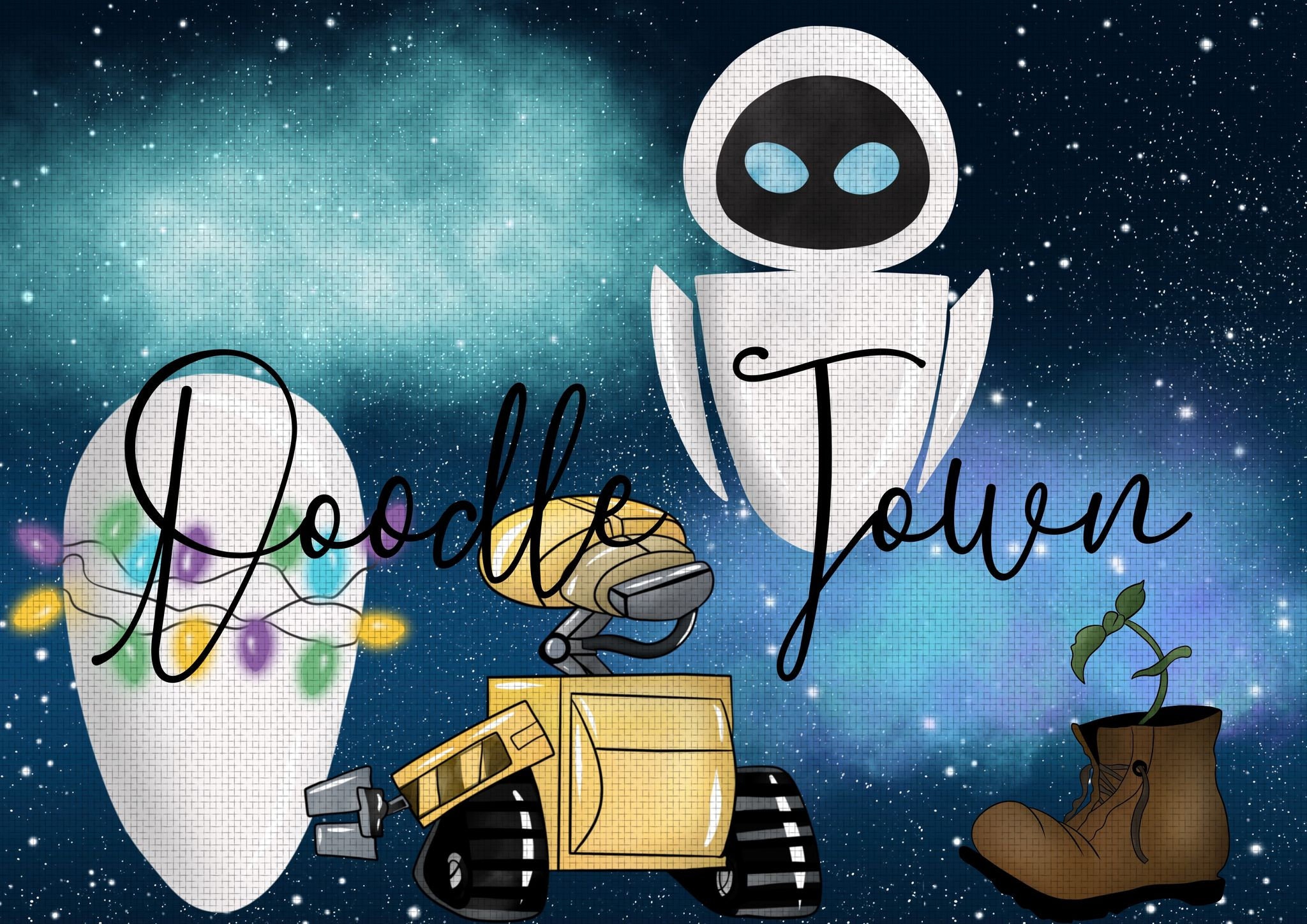 Walle Clipart Walle Png Earth Watercolour Clipart Eve Etsy