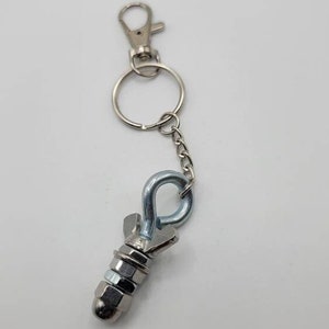 Personalized Gift for Him, Mens Keychain - Nuts about you -Nuts, Bolts, Tools, Unique Gift wwwKnabCustomDesignscom