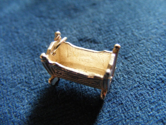 P) Vintage Sterling Silver Charm Charms Slippers,… - image 5