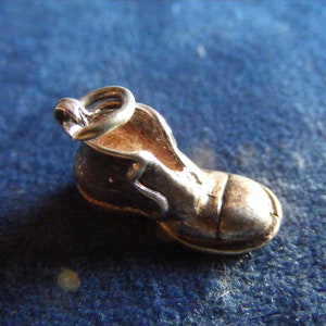 C) Vintage Sterling Silver Charm Boot