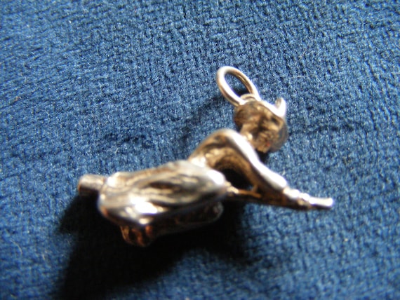 P) Vintage Sterling Silver Charm Charms Slippers,… - image 7