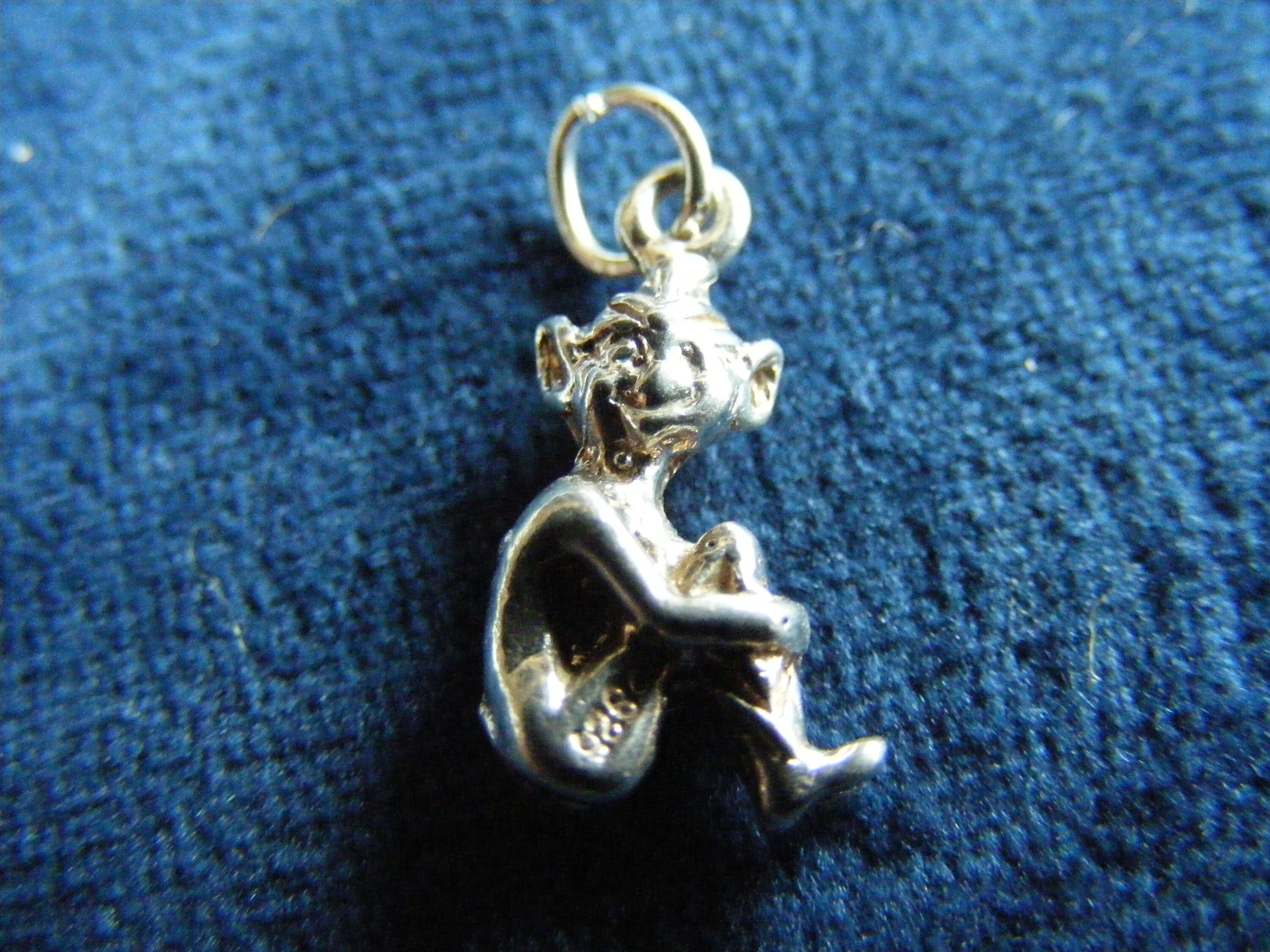 1980年 英国 ヴィンテージ 小ぶり 長方形バー 925 シルバー チャーム I) Vintage Sterling Silver Charm Charms Pixie - Etsy UK