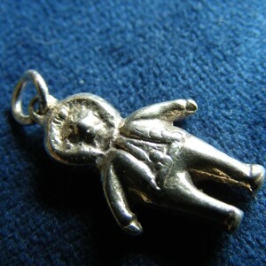 Charme Vintage Machine à Coudre En Argent Sterling 925 - Pendentif Breloque 4,6g