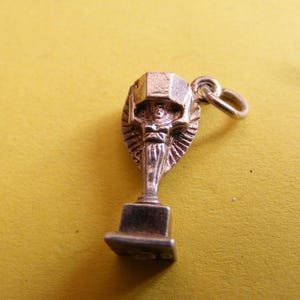 Vintage Sterling Silver Charm The Jules Rimet World Cup trophy charms pendant 925 (F)