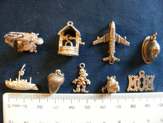 I)  Vintage Sterling Silver Charms Nuvo Telephone… - image 1