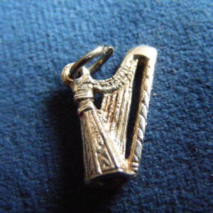 C) Vintage Sterling Silver Charms Harp