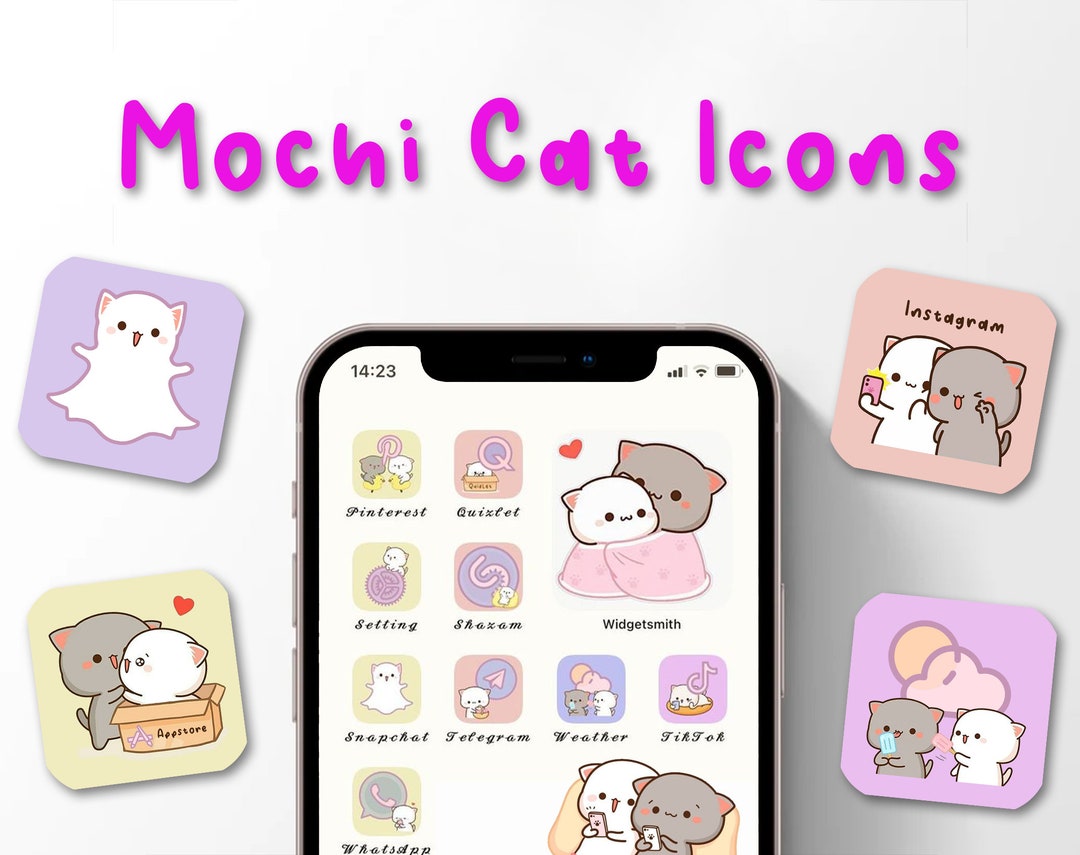 aesthetic cat 🐈 App icon pack [crOKxYufZgknKCSb9gLz] by •Bella