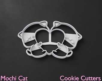 Cute Mochi Cat Heart / Cookie Cutter / Perfect as a Gift