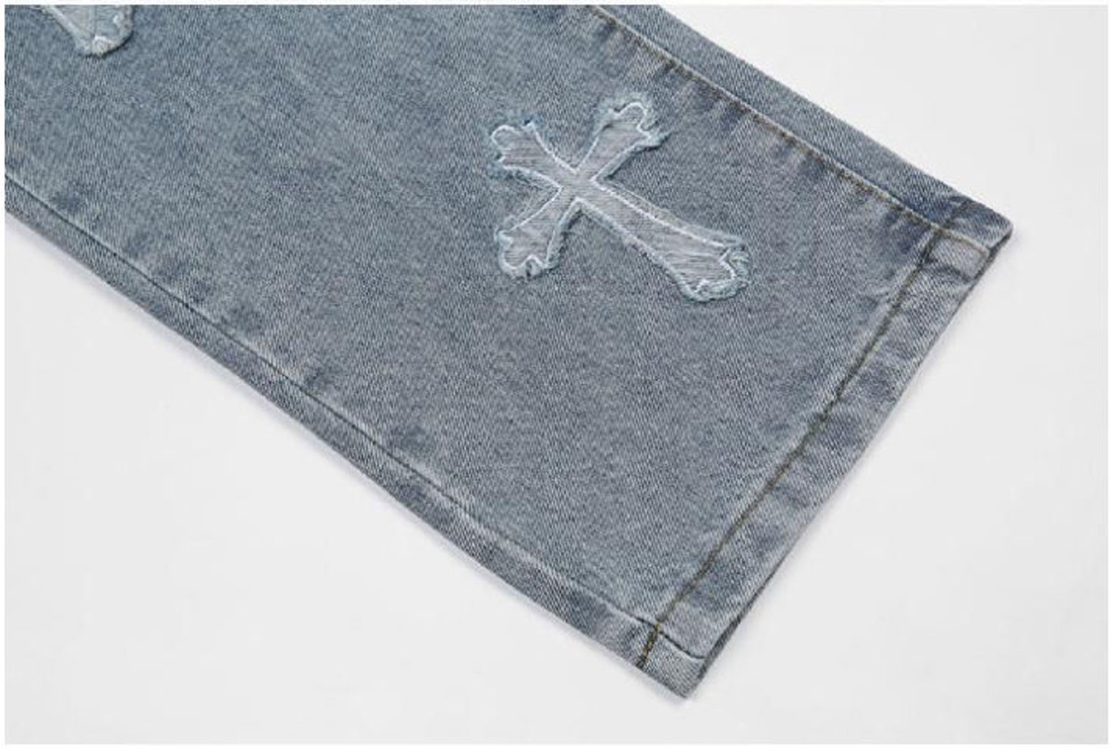 Y2K Men's Jeans Cross Etsy Ireland