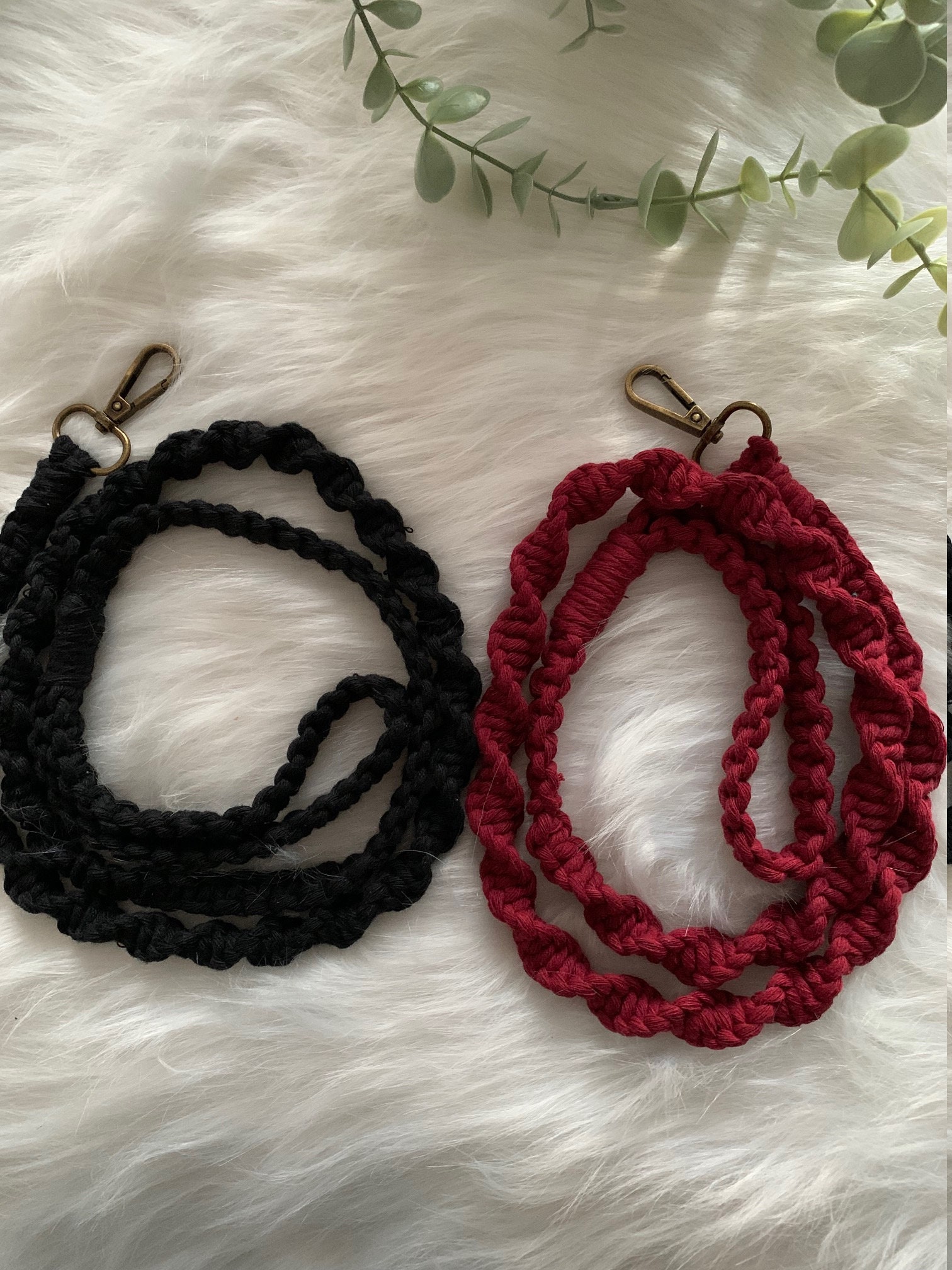 Laisse Pour Chien Boho Macramé