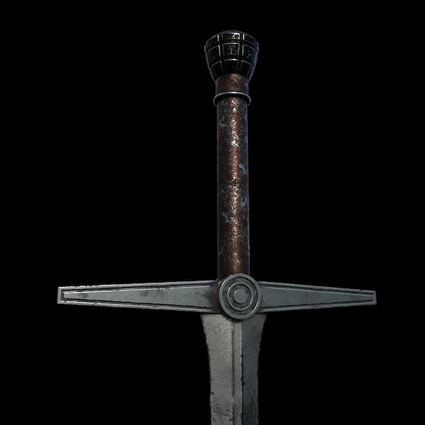 Gor The God Butcher Necro Sword 3d digital file