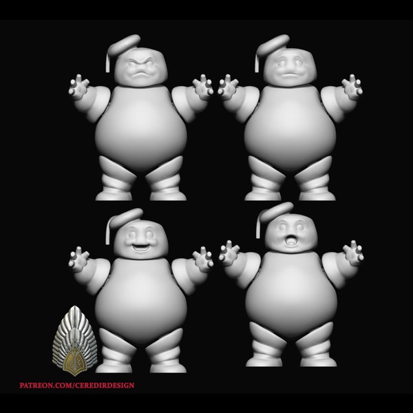 Stay Puft Marshmallow Man Flexi 3d digital download