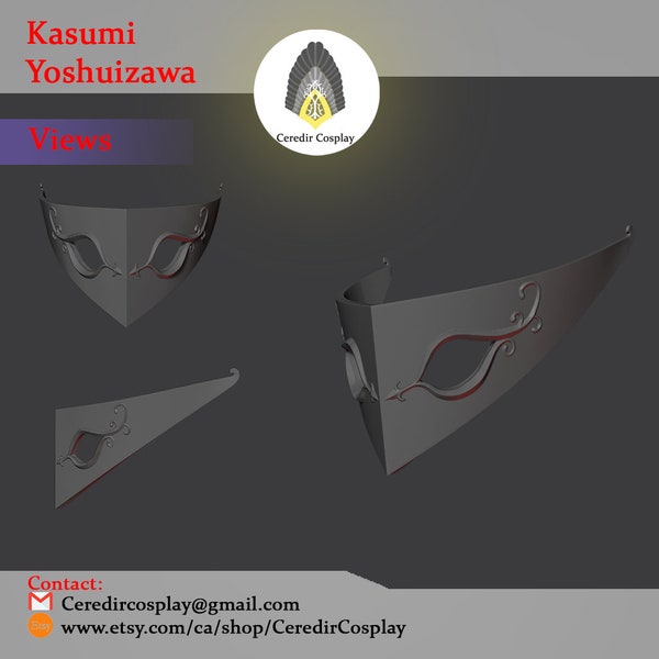 Kasumi Yoshizawa Mask/ Persona 5 Royal Cosplay 3d digital file