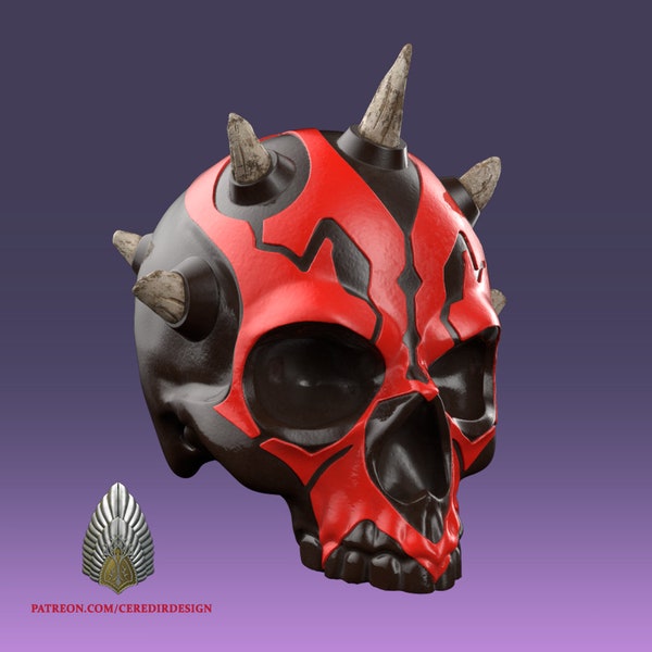 Darth Maul Skull 3d digital download with bambu files