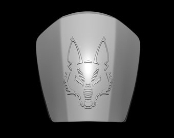 Armure d'épaule mandalorienne en téléchargement numérique 3D/Épaulière de loup de Loth