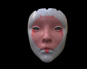 Geisha Mask/ Ghost in the shell Helmet 3d digital download