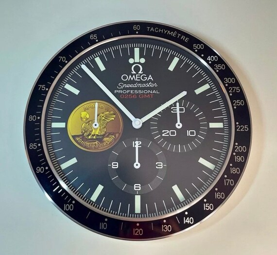 Omega Speedmaster Moonwatch Wall Clock 