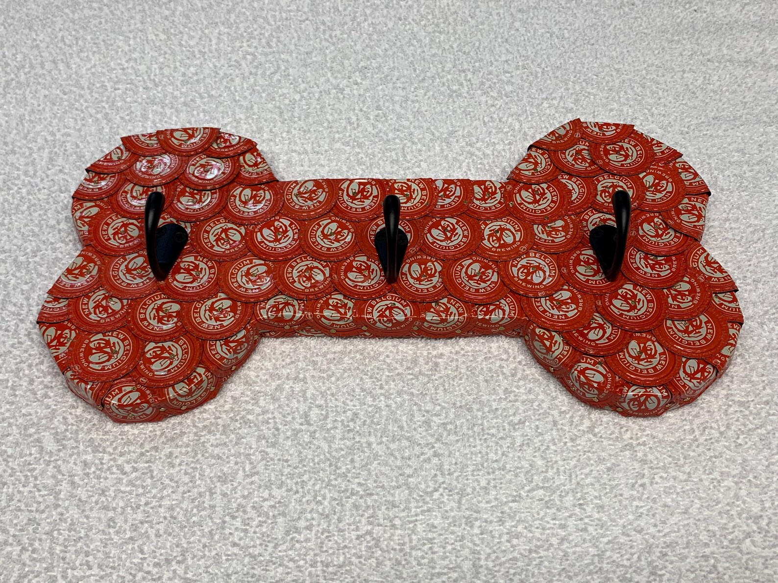 Bottle Cap Dog Bone Leash Rack, New Belgium, Fat Tire - Etsy