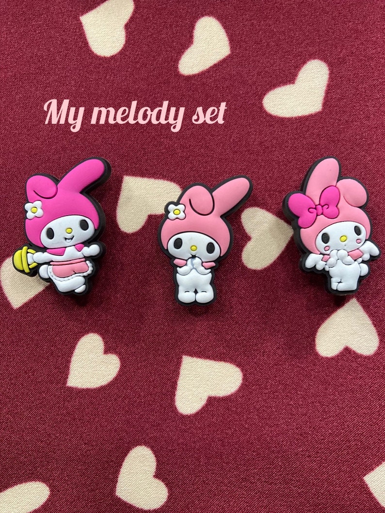 Sanrio 3pk Jibbitz Etsy