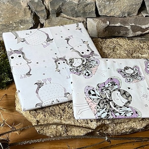 5x set di carta da regalo fronte-retro UNICORNO FATA DEI DENTI PRINCESS - regalo ragazza bambino nascita compleanno battesimo libro di Natale