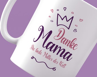 Christmas mug, thank you MOM, the BEST MOM IN THE WORLD, coffee mug with saying, gift for mothers, Mother's Day coffee mug, office mug, mug, tea mug