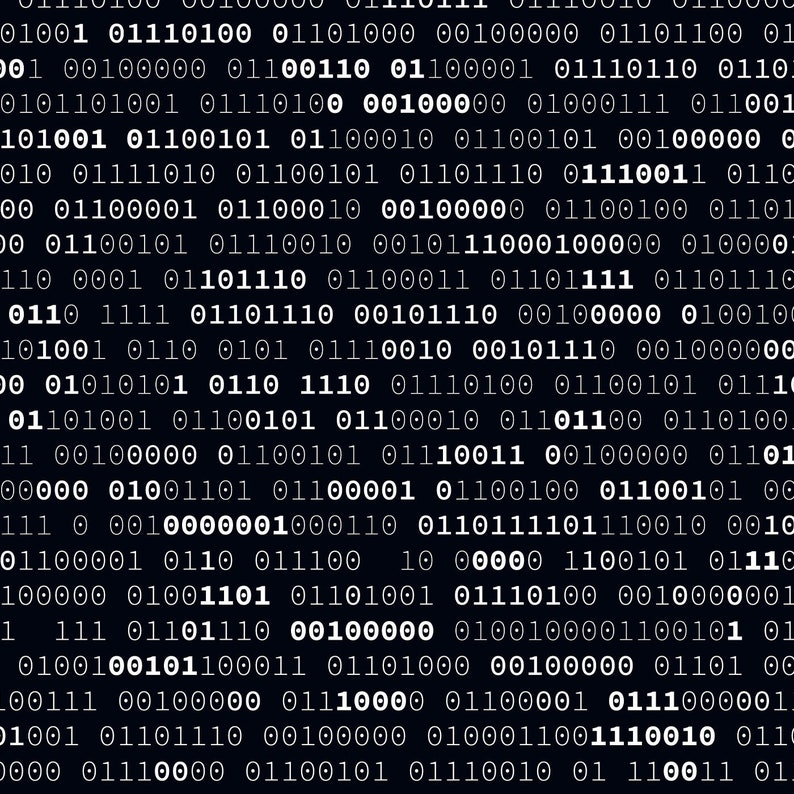 2er Gift Wrapping Paper NERDS MATRIX Binary Code IT Etsy