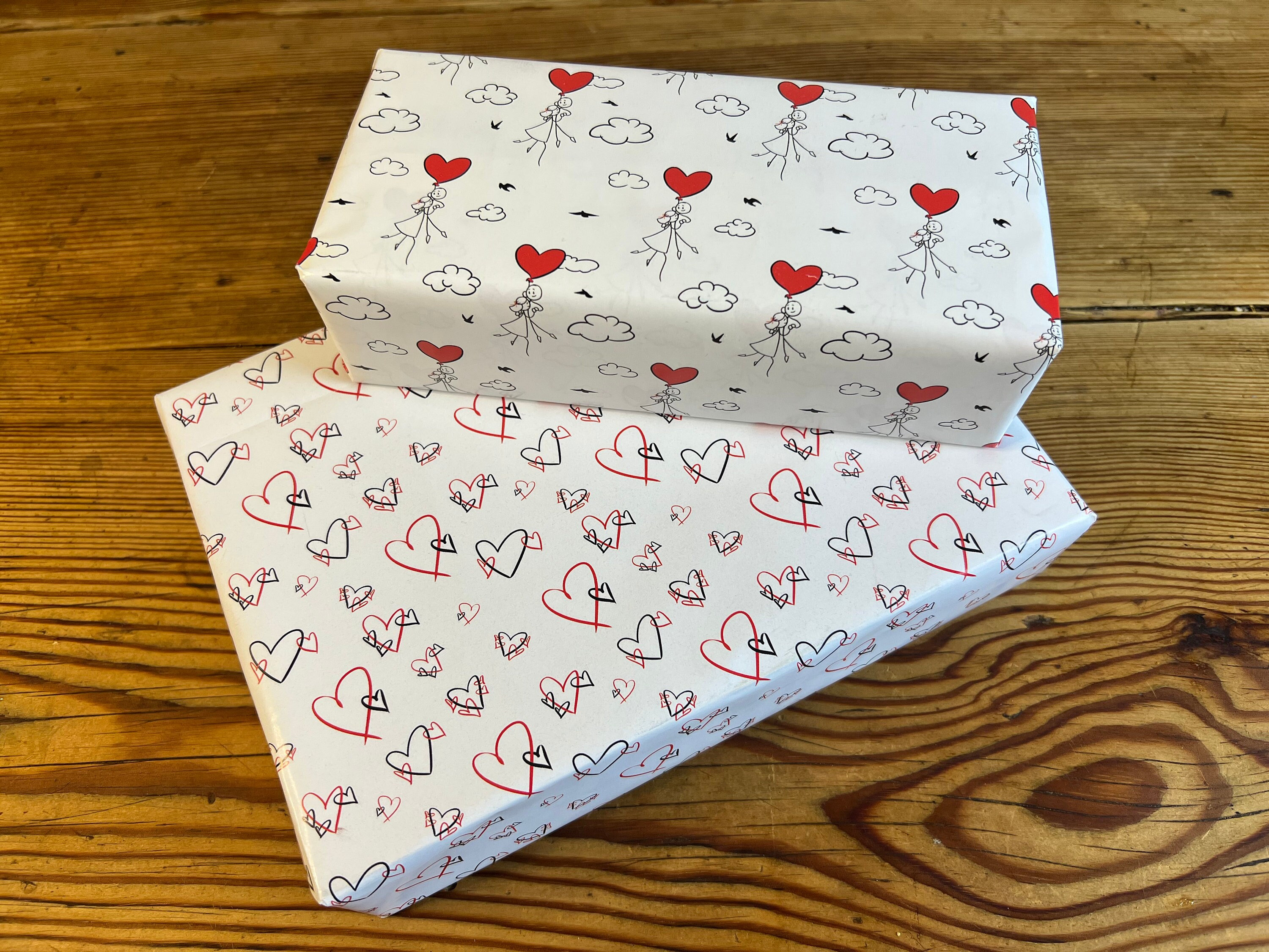 PLULON 6 Sheets Floral Birthday Gift Wrapping Paper, Wrapping Paper for  Wedding, Birthdays, Valentines, Christmas
